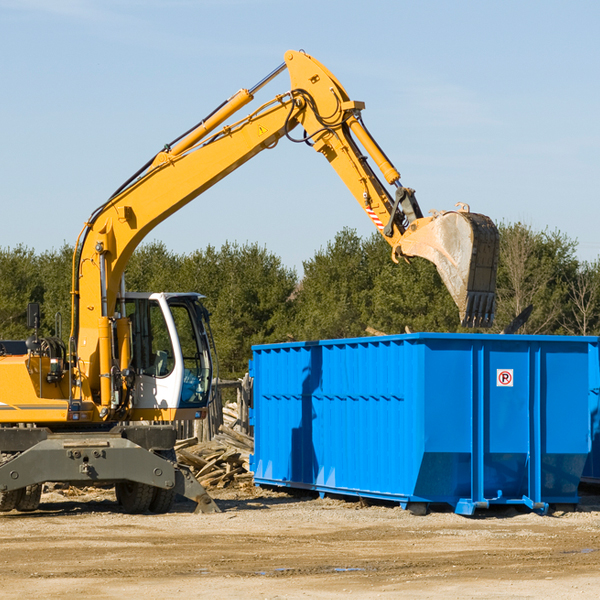 what happens if the residential dumpster is damaged or stolen during rental in Meadowbrook VA